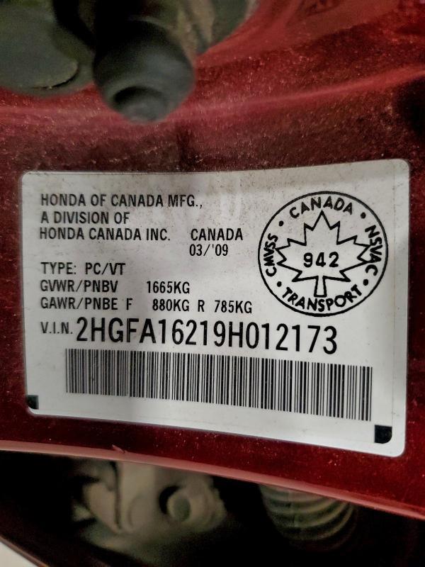 2009 Honda Civic dx