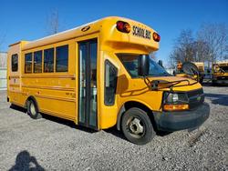 Salvage cars for sale from Copart Leroy, NY: 2015 Chev Rolet Express School Bus