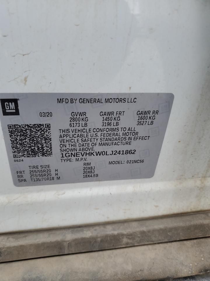 2020 Chevrolet Traverse lt