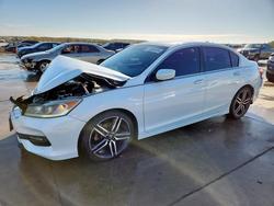 Honda salvage cars for sale: 2016 Honda Accord Sport