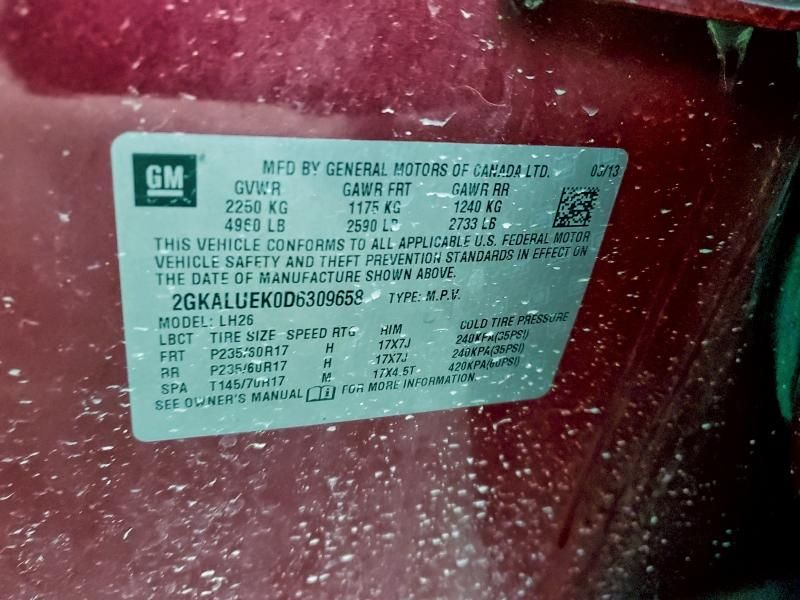 2013 GMC Terrain slt