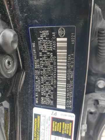 2016 Toyota Camry le