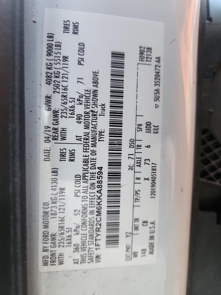 2019 Ford Transit Delivery van