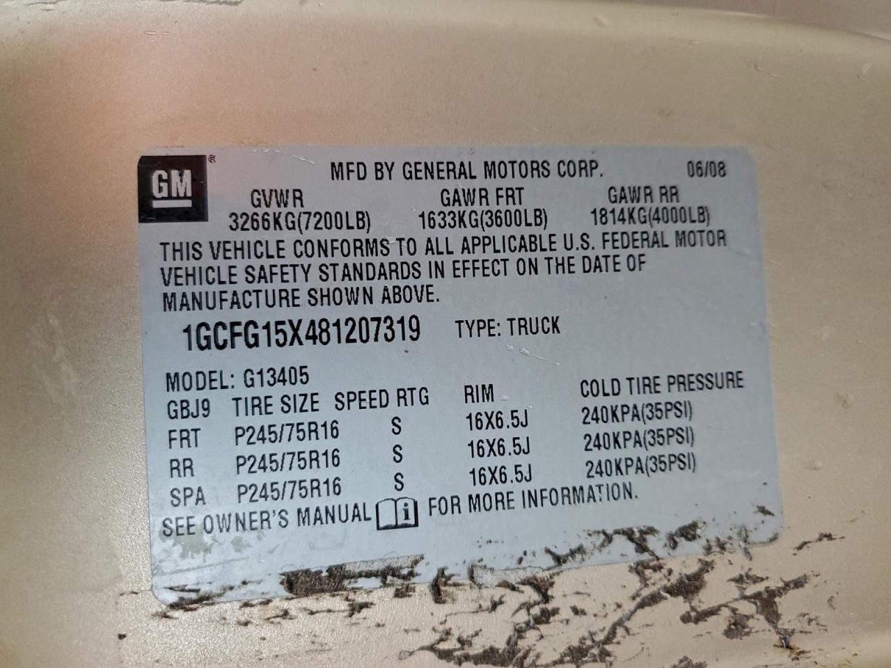 2008 Chevrolet Express 1500 Delivery Van