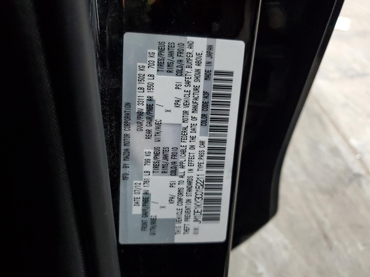 2012 Mazda 2