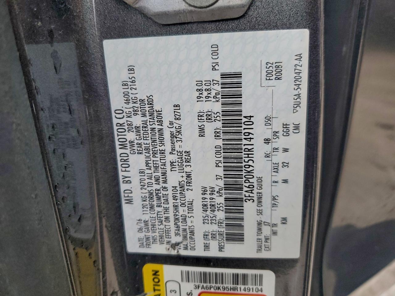 2017 Ford Fusion Titanium