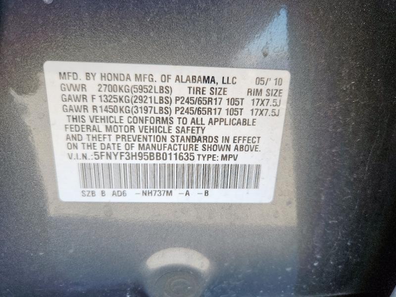 2011 Honda Pilot Touring