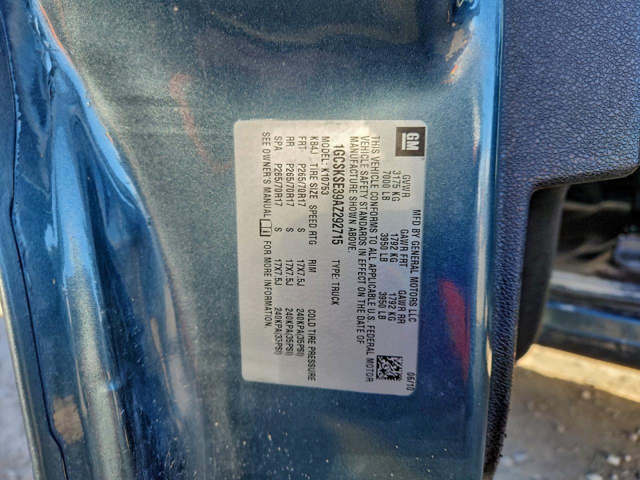 2010 Chevrolet Silverado K1500 LT