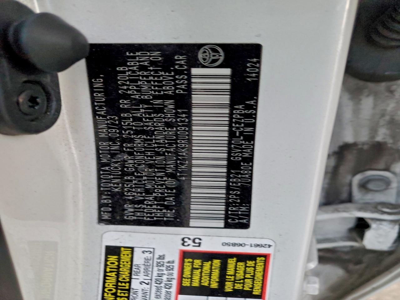 2024 Toyota Camry trd