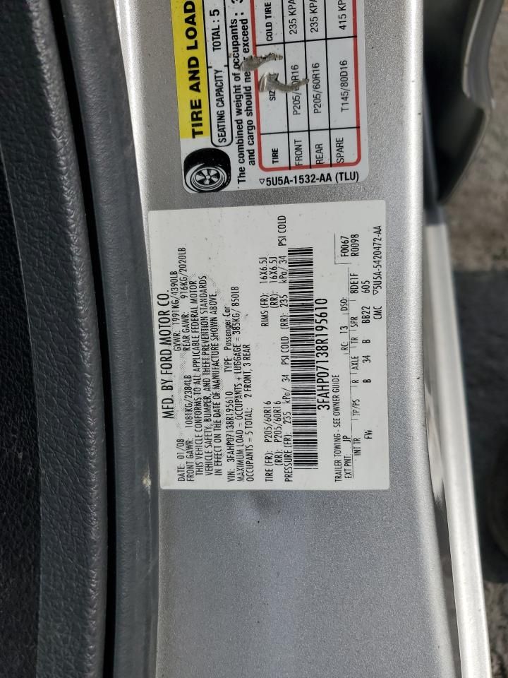 2008 Ford Fusion se