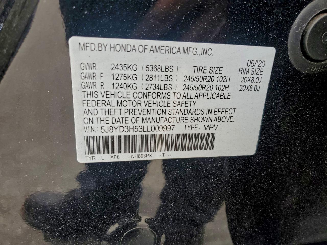 2020 Acura Mdx Technology