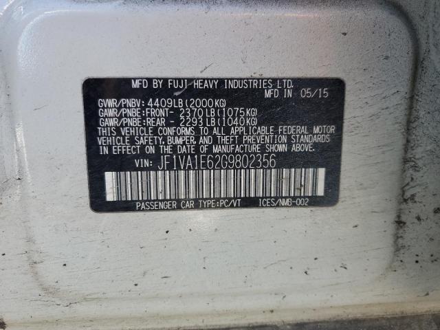2016 Subaru Wrx Premium
