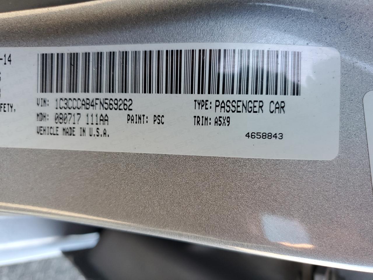 2015 Chrysler 200 Limited