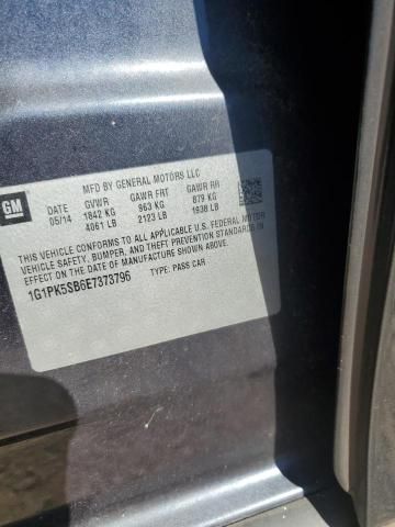 2014 Chevrolet Cruze lt