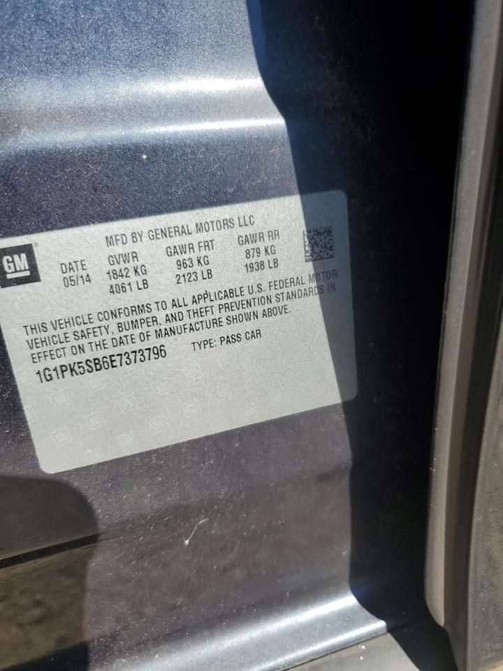 2014 Chevrolet Cruze lt