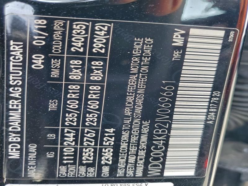 2018 Mercedes-Benz Glc 300 4matic