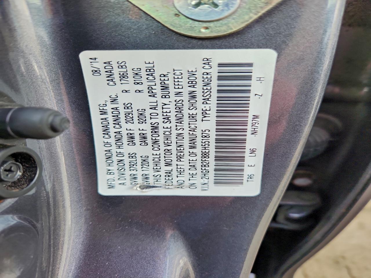 2014 Honda Civic ex