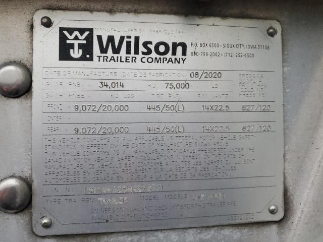 2021 Wilson Grain Trailer