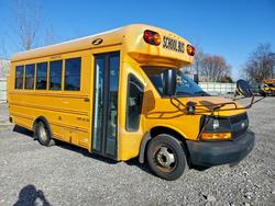 Salvage cars for sale from Copart Leroy, NY: 2016 Chev Rolet Express School Bus