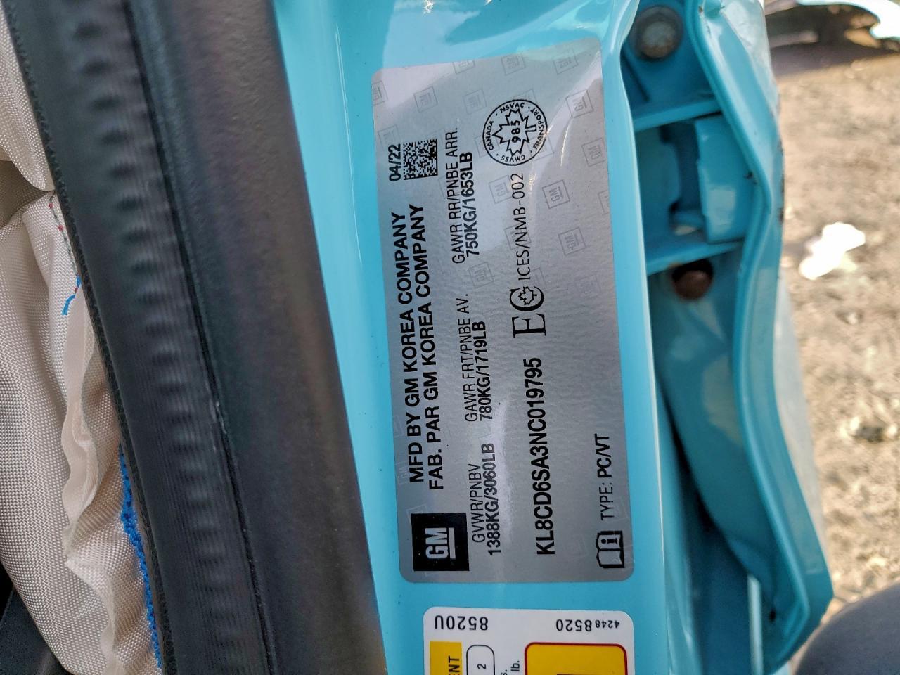 2022 Chevrolet Spark 1LT