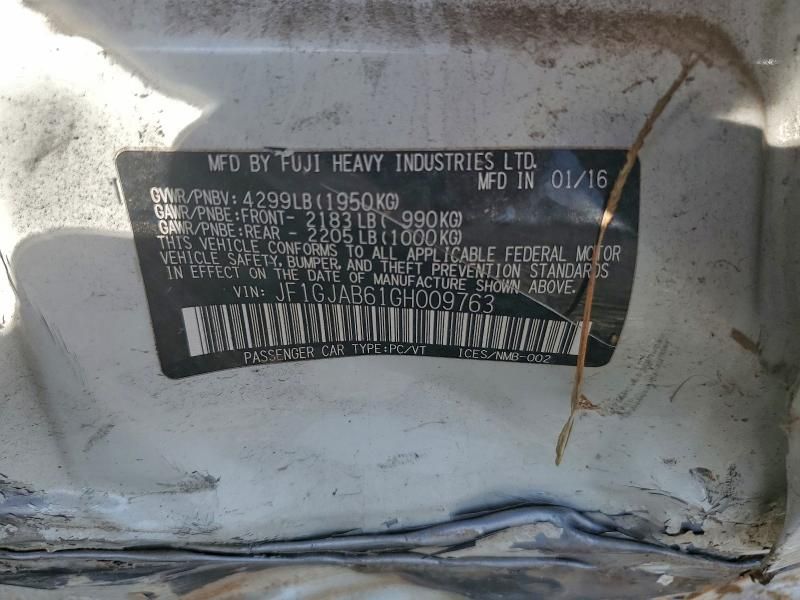 2016 Subaru Impreza Premium