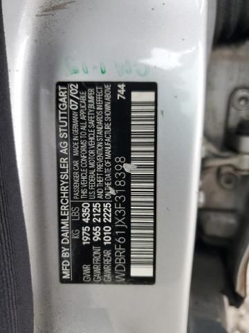 2003 Mercedes-Benz C 240