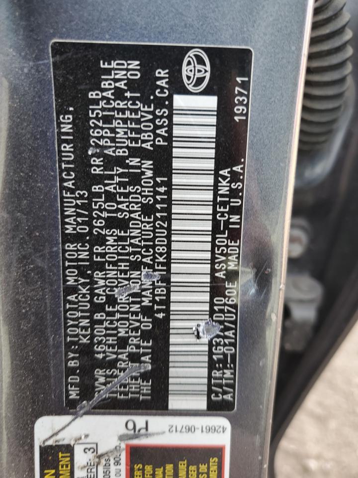 2013 Toyota Camry l