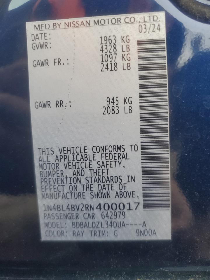 2024 Nissan Altima s