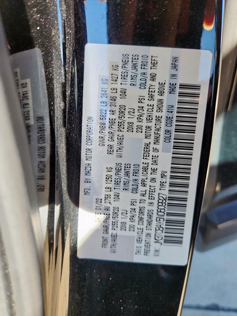 2022 Mazda Cx-9 Touring Plus