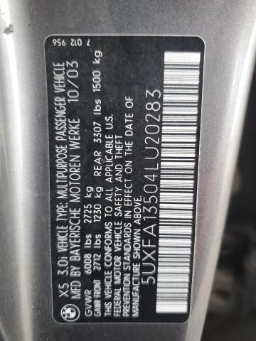 2004 BMW X5 3.0i