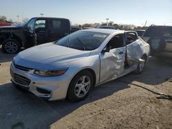 Salvage cars for sale from Copart Indianapolis, IN: 2017 Chevrolet Malibu ls