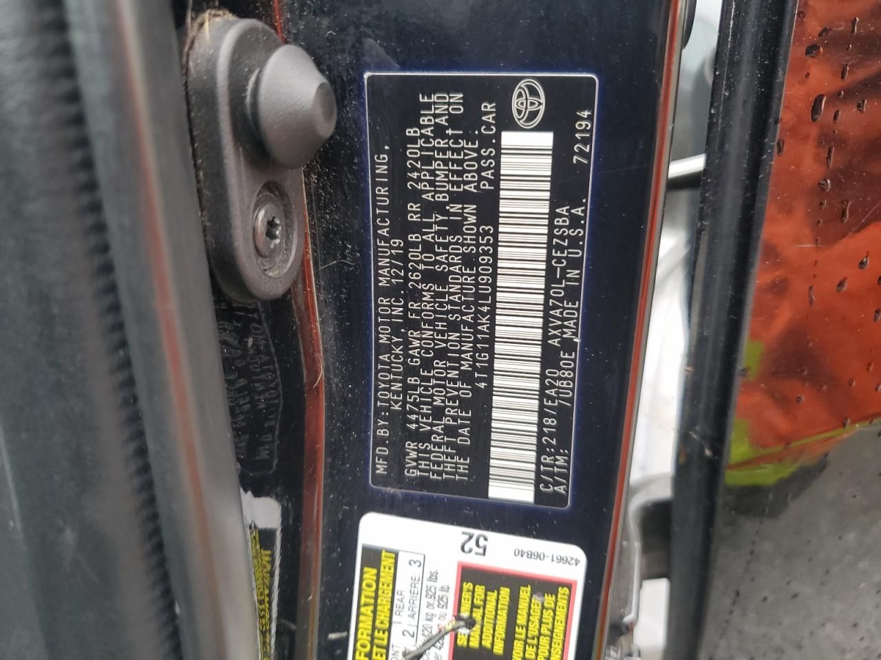 2020 Toyota Camry se