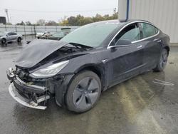 Tesla salvage cars for sale: 2018 Tesla Model 3
