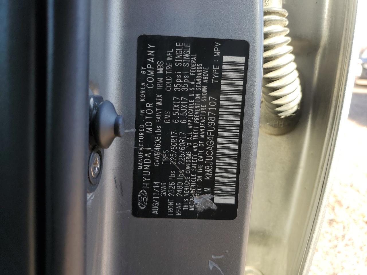 2015 Hyundai Tucson Limited