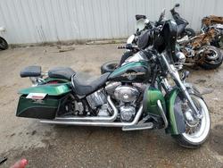 Salvage motorcycles for sale at Lansing, MI auction: 2006 Harley-Davidson Flstni