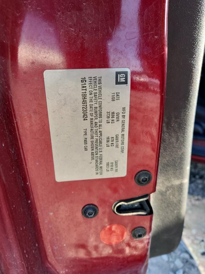 2009 Chevrolet Cobalt lt