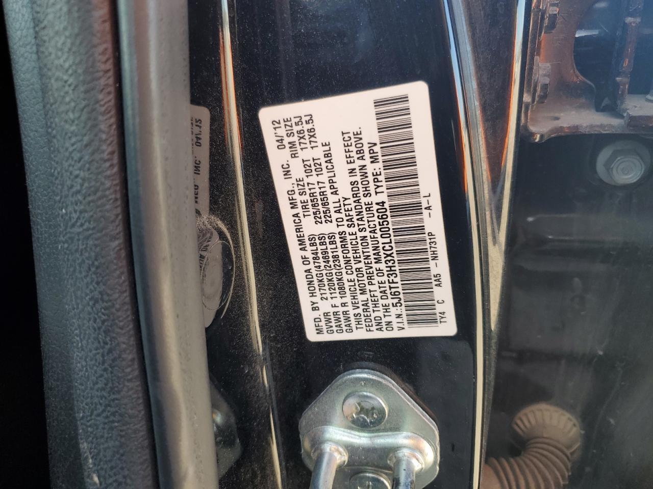 2012 Honda Crosstour