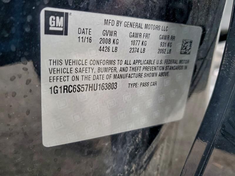 2017 Chevrolet Volt lt