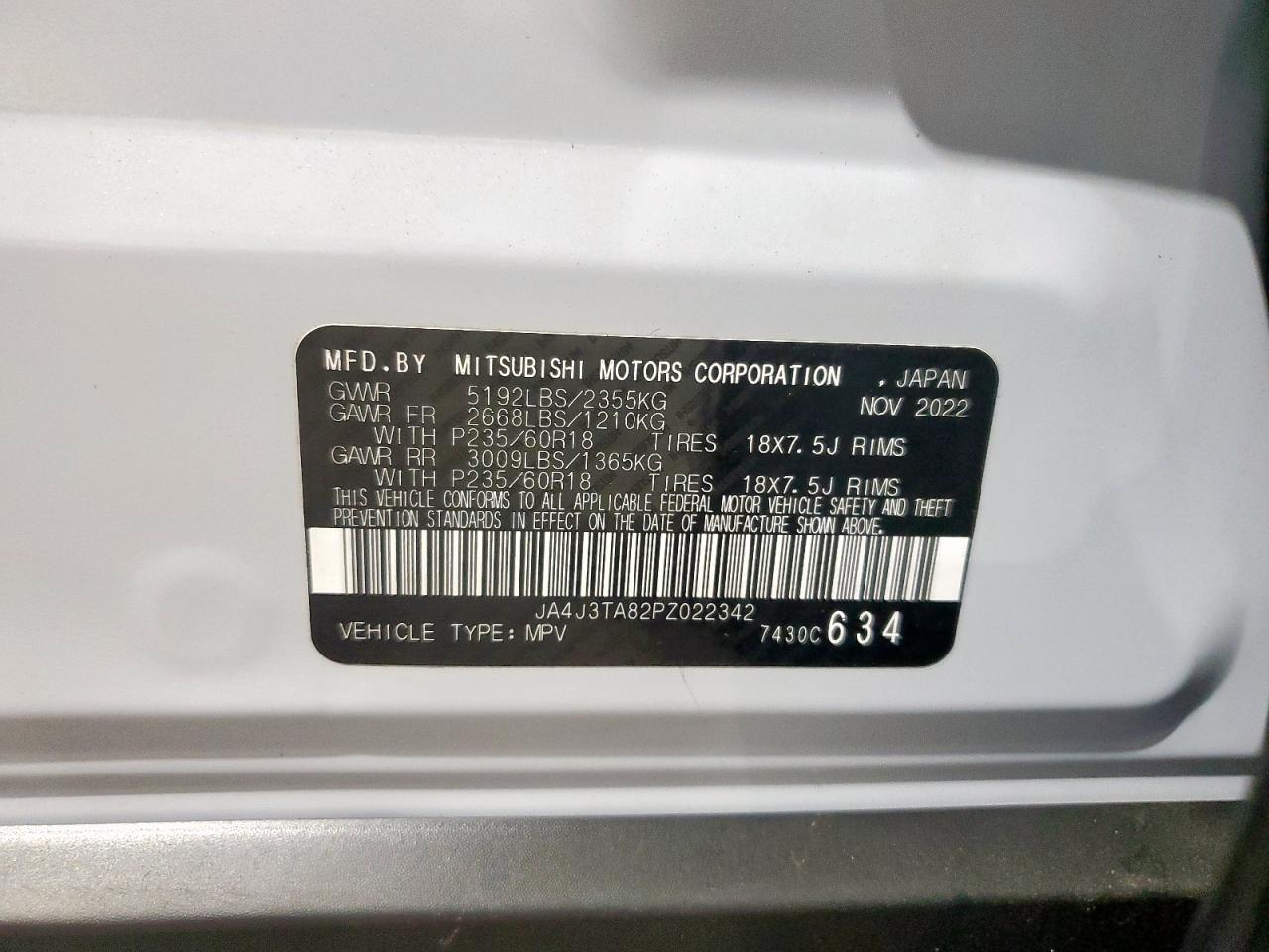 2023 Mitsubishi Outlander es