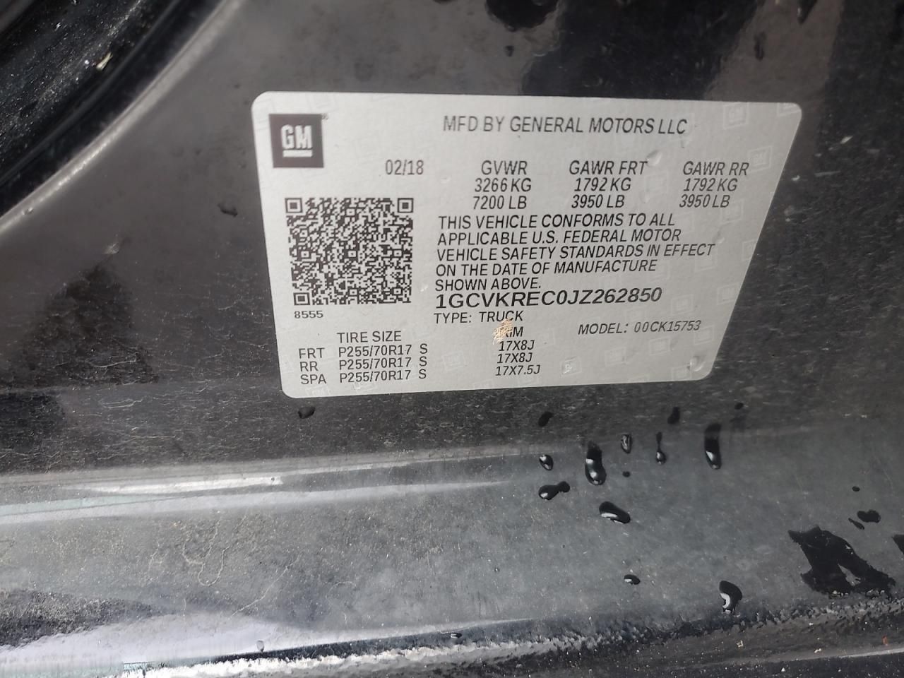 2018 Chevrolet Silverado K1500 lt