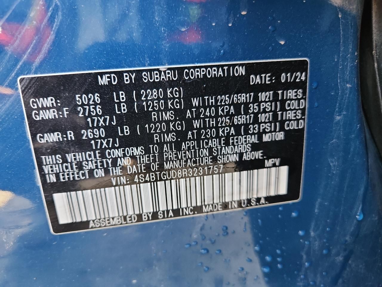 2024 Subaru Outback Wilderness