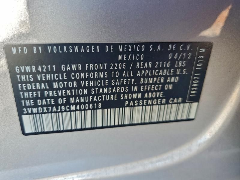 2012 Volkswagen Jetta se