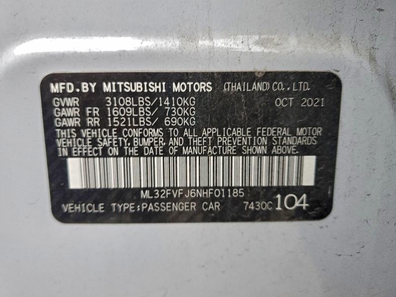 2022 Mitsubishi Mirage G4 se