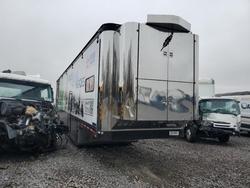 Salvage trucks for sale at Cicero, IN auction: 2007 Feathrlite 2007 Featherlite 1075 Enclosed Cargo Trailer