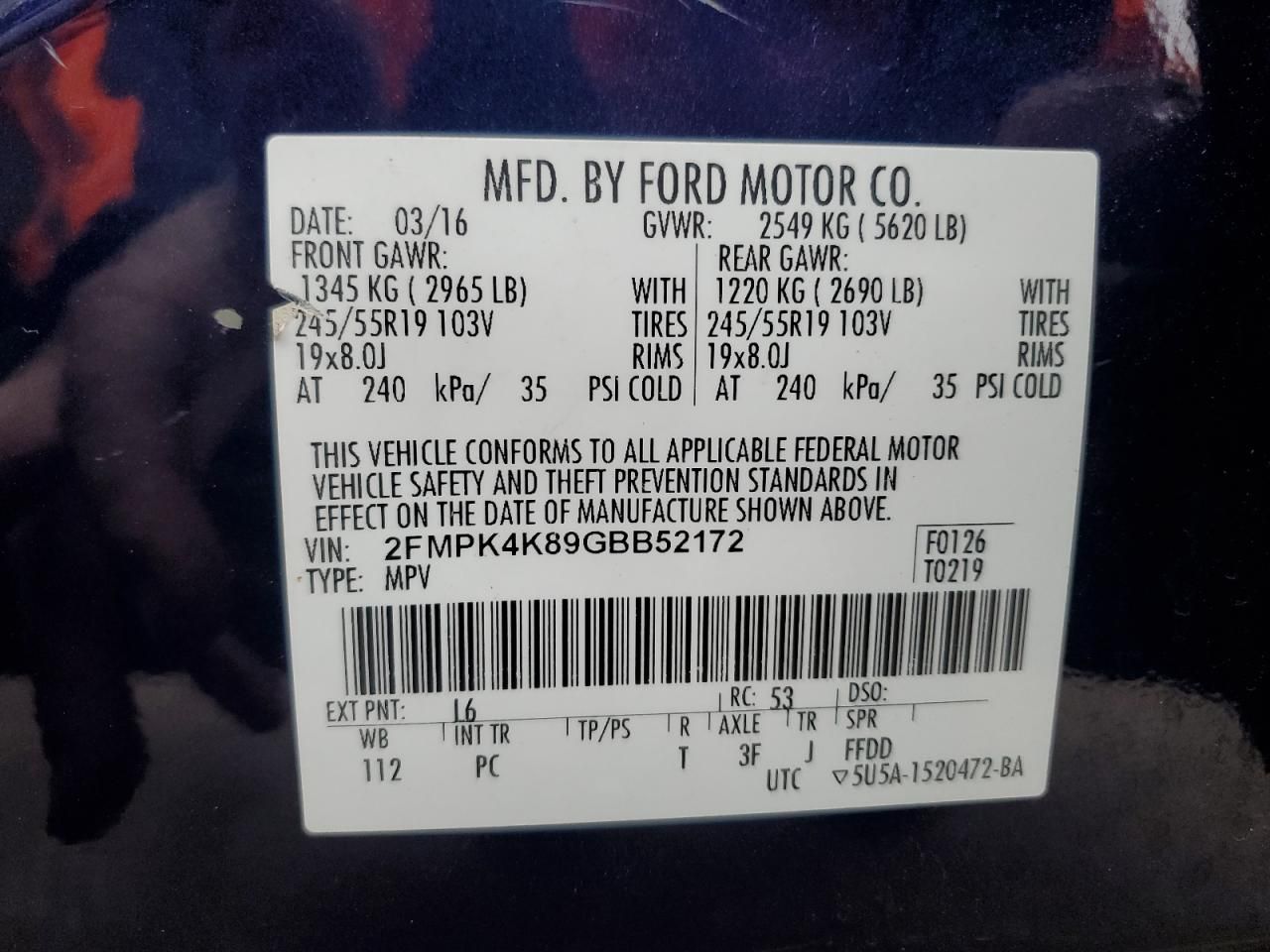 2016 Ford Edge Titanium