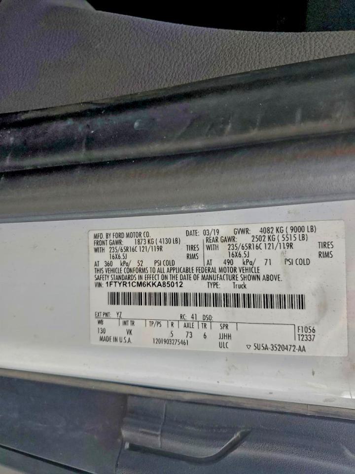 2019 Ford Transit T-250 Delivery Van
