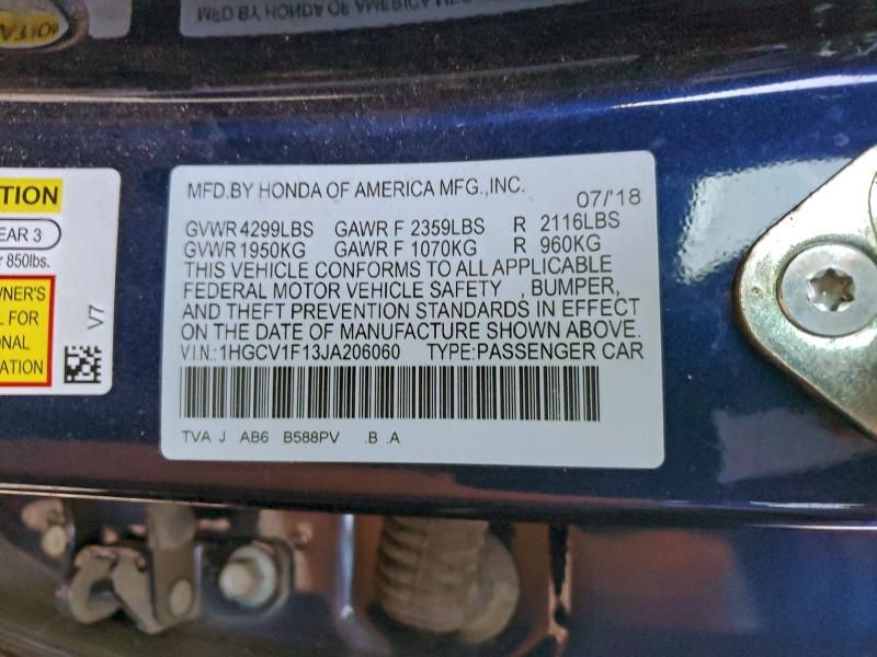 2018 Honda Accord lx