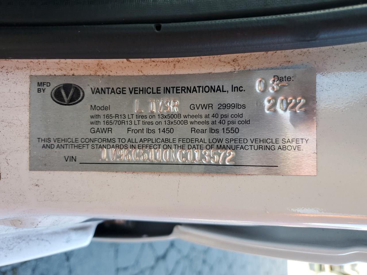 2022 Vantage Dump Trailers Mini Truck