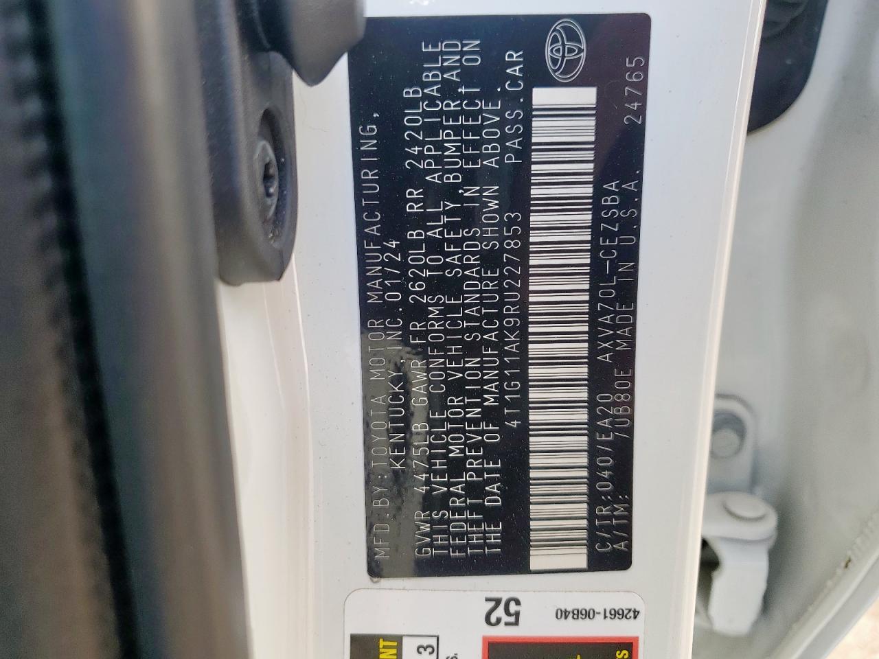 2024 Toyota Camry se Night Shade