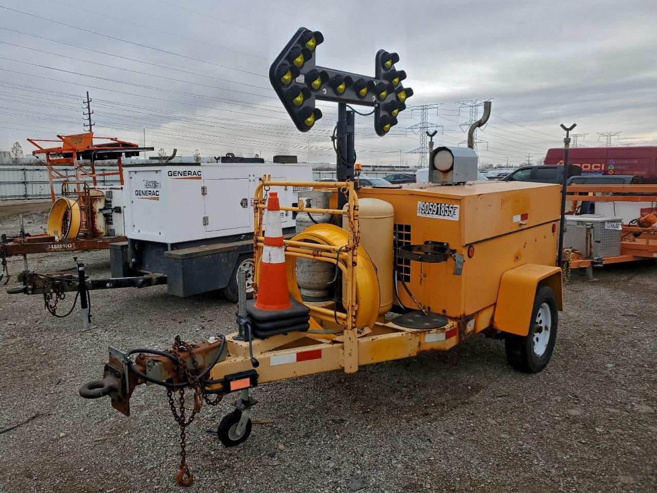 2001 Trail-Et 2001 Trail-rite Manhole Support Trailer
